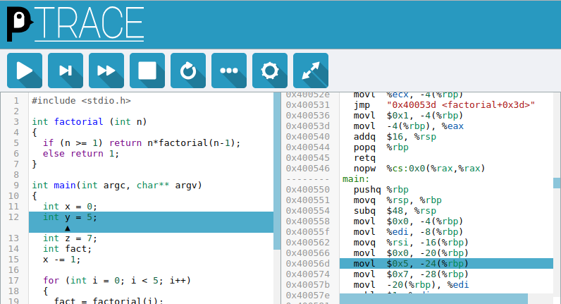 penguinTrace Web UI